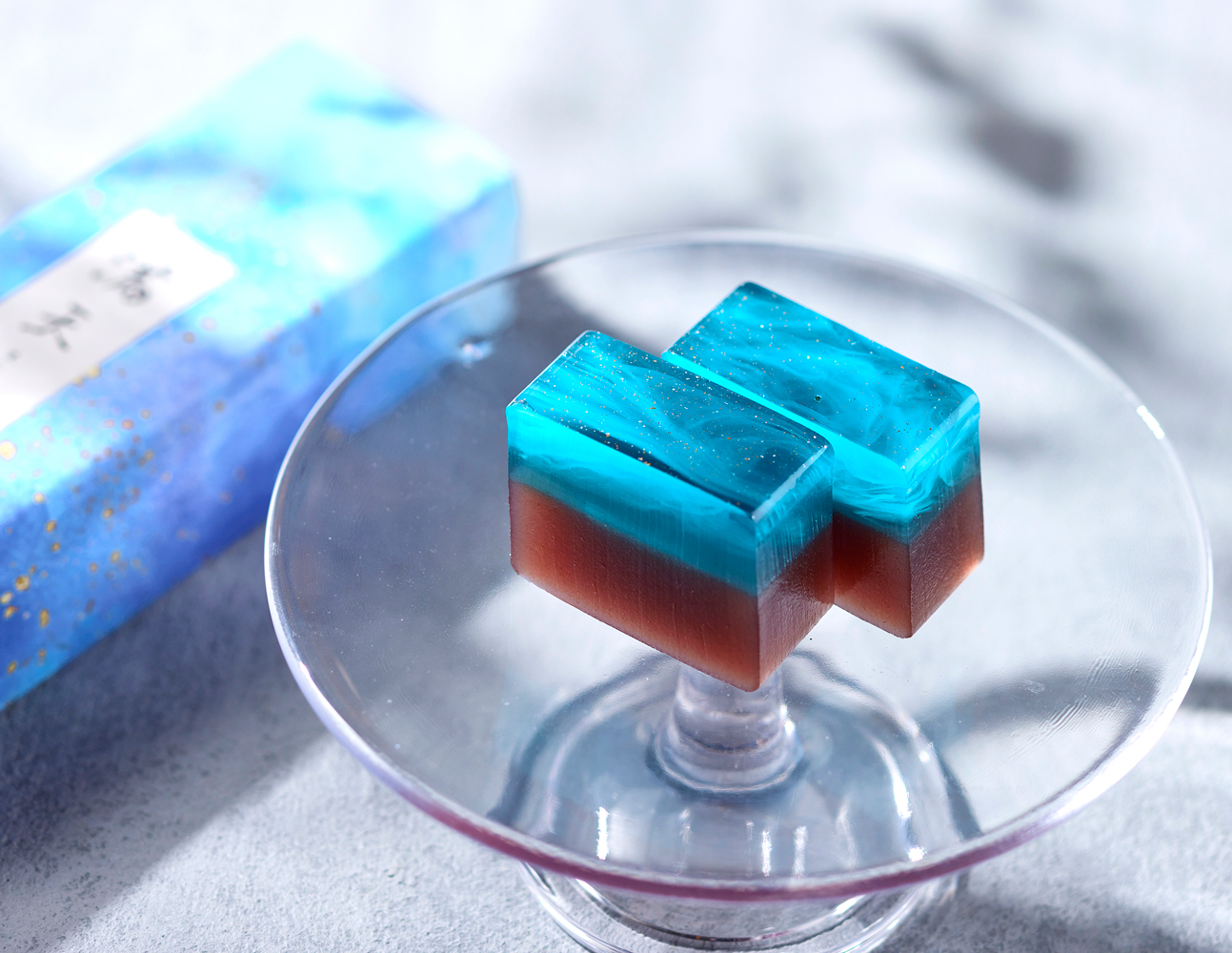 七夕の和菓子「満天」の画像。
